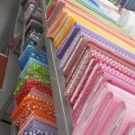 tissus colorés - Maison des Ursules - magasin de tissu